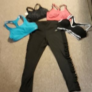 BUNDLE OF WORK OUT CLOTHES, all size medium